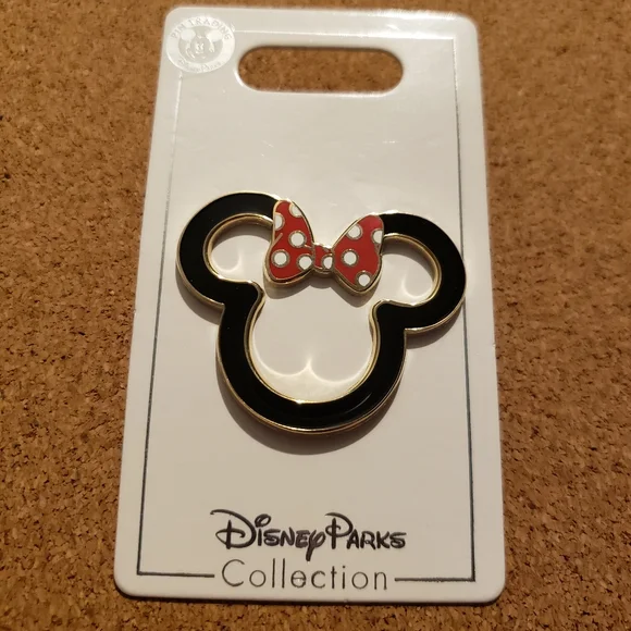 Disney Minnie Mouse Silhouette Pin - Picture 1 of 3